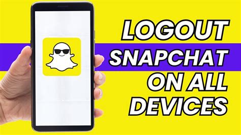 How To Logout Snapchat Account From All Other Devices How To Logout