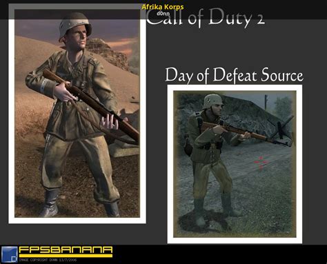 Afrika Korps Day Of Defeat Source Mods