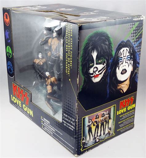 Kiss Love Gun Coffret De Figurines Mcfarlane Gene Simmons Peter