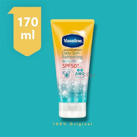 Jual VASELINE SPF 50 Refreshing Daily Sunscreen Serum Perlindungan UVA