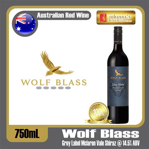 Wolf Blass Grey Label McLaren Vale Shiraz Red Wine 750mL Lazada PH