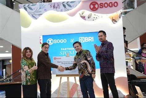 BRI Jalin Kerja Sama Dengan Sogo Beri Diskon Belanja Di Seluruh Gerai