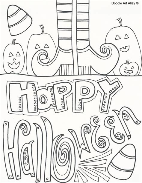 Girl Scout Halloween Coloring Pages Sketch Coloring Page