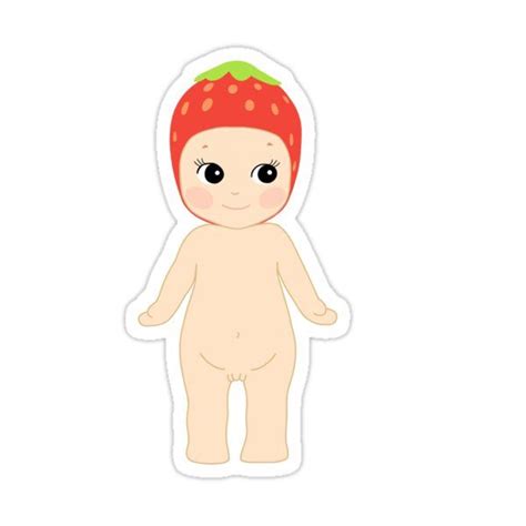 Sonny Angel Strawberry Baby Sticker For Sale By Emilyyummy