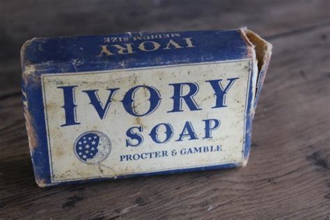 Vintage Ivory Soap Bar Paper Wrapper Original Package Dated 1940 Old Ad Graphics