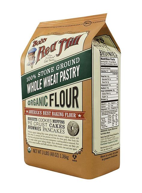 Bob S Red Mill Organic Whole Wheat Pastry Flour Pastry Flour Pastry Organic Recipes