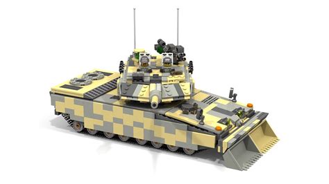 Lego Leopard 2 A7 133 Minifigure Scale A Photo On Flickriver