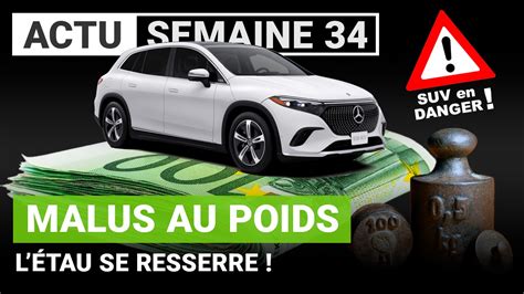 Malus au poids les voitures électriques bientôt concernées