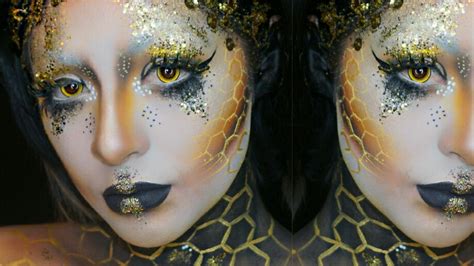 Avant Garde Queen Bee Makeup Tutorial Youtube