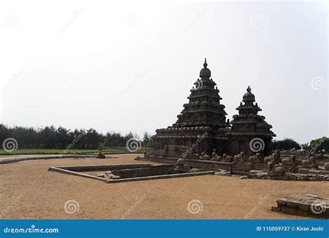 Templo De La Orilla En Mahabalipuram Imagen De Archivo Imagen De Templos Complejo 115059737