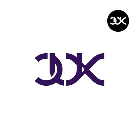 Desenho Do Logotipo Da Letra CUX Monogram Vetor Premium