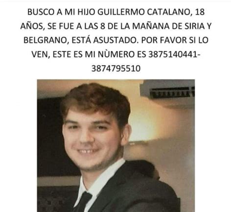 Buscan intensamente a un joven de 18 años