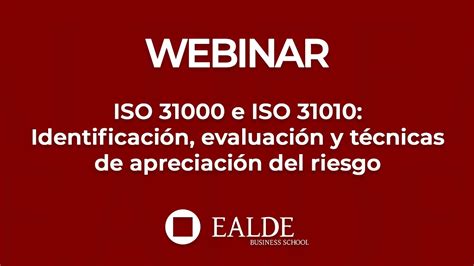 Iso 31000 E Iso 31010 Identificación Evaluación Y Técnicas De