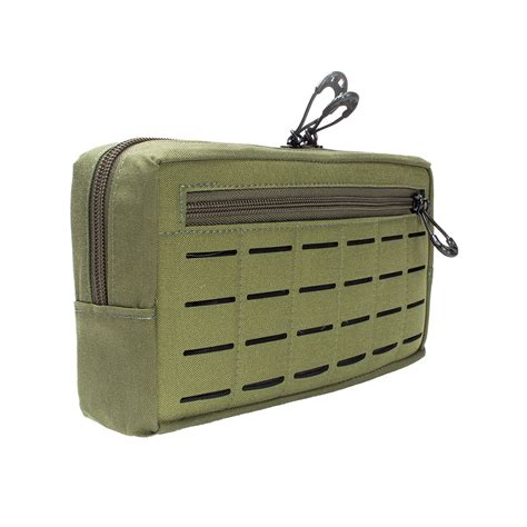 Bolso Modular Horizontal Laser Cut Verde