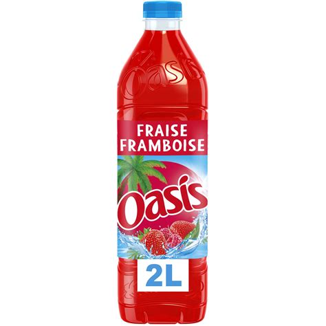 Boisson Aux Fruits Saveur Fraise Framboise Oasis La Bouteille De L