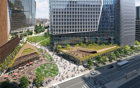 Amazon Hq2 By Nbbj Will Include Outdoor Hiking Trail