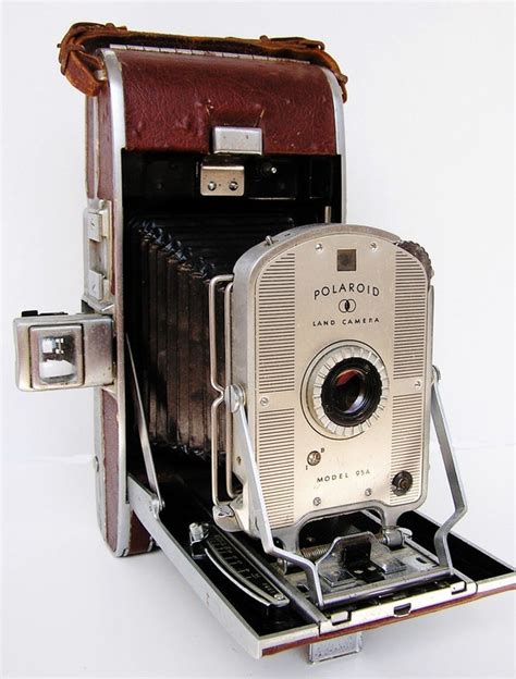 Polaroid Land Camera Model A Vintage S Brown Leather