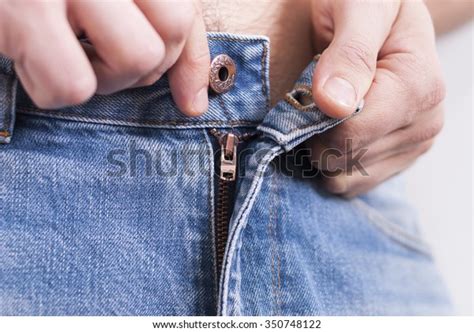 Man Naked Torso Unbuttoned Jeans Stock Photo 350748122 Shutterstock
