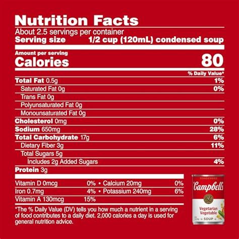 Campbells Condensed Vegetarian Vegetable Soup 105 Ounce Can Pack Of 12 Pricepulse