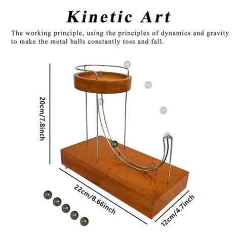 Máquina De Movimiento Perpetuo Infinito Juguete Arte Cinét Cuotas