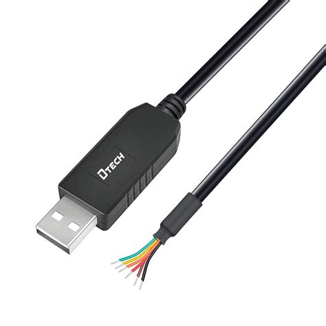 Amazon DTECH USB To UART TTL Serial 3 3V Adapter Cable 6 Wire End