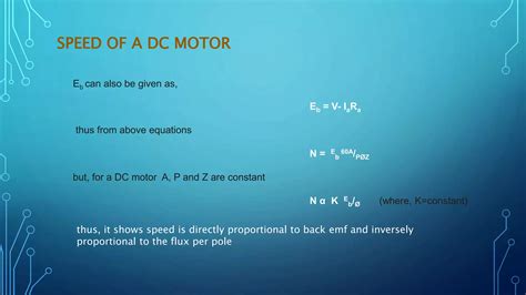 Speed Control Of Dc Motor Ppt