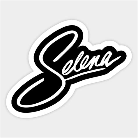 Selena Signature Selena Quintanilla Sticker Teepublic