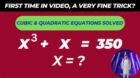 Math Olympiad Problem X X A Nice Math Olympiad Problem