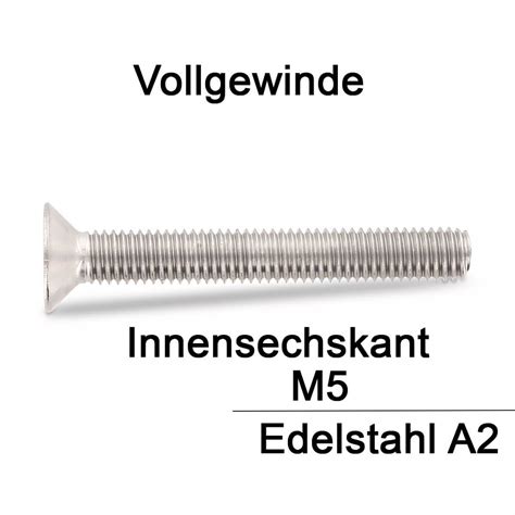 Iso Senkkopfschrauben A Isk M