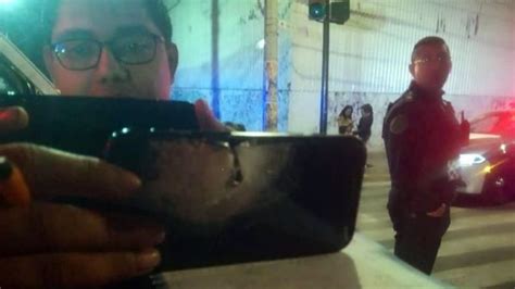 VIRAL Salvado Por Su Celular Al Recibir Balazo En Pecho Gluc Mx