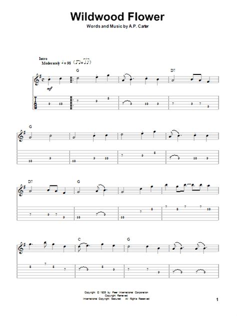 Wildwood Flower | Sheet Music Direct