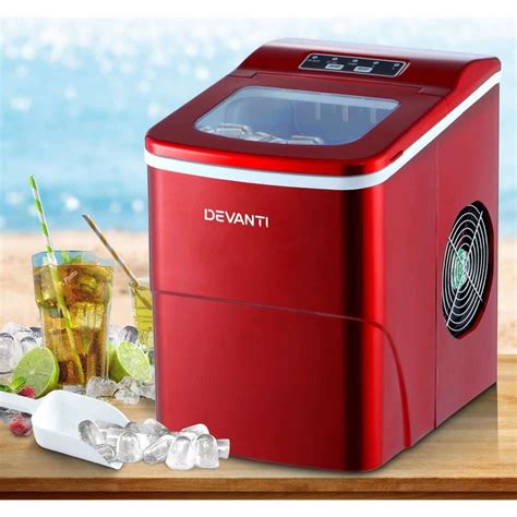 Devanti Ice Maker Machine Portable Commercial Ice Cube 2L Bar