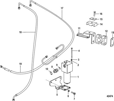 Mercruiser 377 Mag Mpi Alpha Bravo Ec Axius Steering High Pressure Filter Conversion Kit Parts