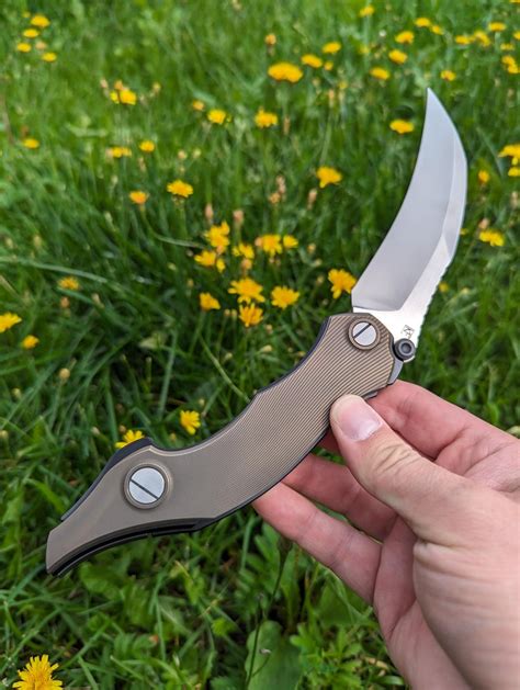 Ckf Krokar Is The Biggest Folding Knife By Konygin Design Rknifeclub