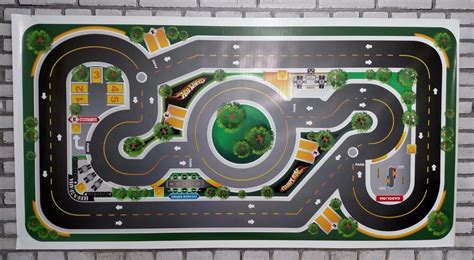 Ferrari Tapete Pista Para Brincar C Carrinho Hot Wheels R 129 99 Em Mercado Livre