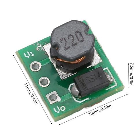 Convertisseur Boost Module Tension Step Up Board DC 1 5V 1 8V 2 5V 3V 3