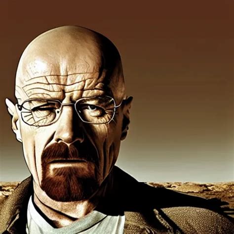 Walter White In Shock With His Mouth Opened Crying Stable Diffusion