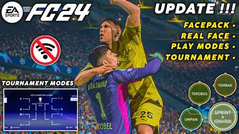 Update FIFA 16 MOD EA Sports FC 24 Android OFFLINE Full Update Facepack