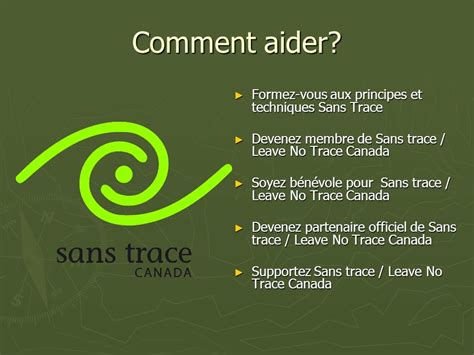 Qui Est Sans Trace Leave No Trace Canada Association Nationale à But