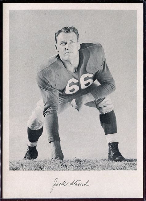 Giants Team Issue Football Card Jack Stroud