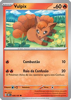 Vulpix Obsidiana Em Chamas Banco De Dados De Cards Do Estampas