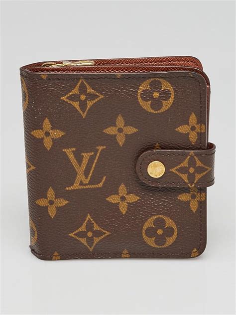 Louis Vuitton Monogram Canvas Zip Compact Wallet Yoogi S Closet