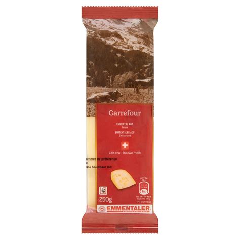 Carrefour Emmentaler AOP Zwitserland 250 G Carrefour Site