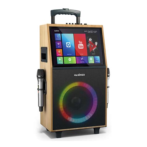 Masingo New Professional Karaoke Machine With Lyrics Display