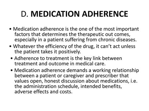 Medication Adherence Pptx