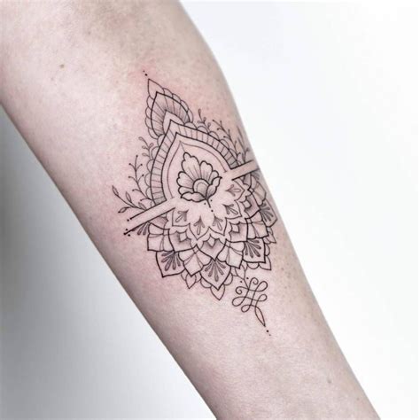 Mandala Tattoo On Inner Forearm Mandala Arm Tattoos Forearm Mandala Tattoo Floral Mandala Tattoo