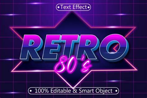 Retro S Editable Text Effect Graphic By Haidar Studio Creative