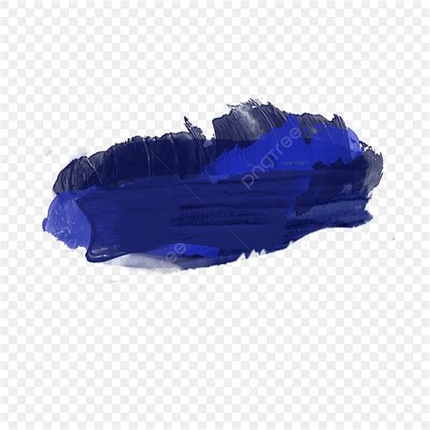 Oil Brush Texture PNG Transparent Blue Texture Oil Paint Brush Blue