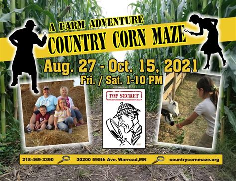 Country Corn Maze Plan Your Trip In Warroad Mn