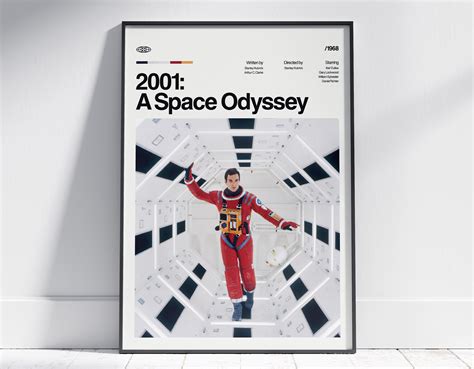 2001 A Space Odyssey Movie Poster Space Odyssey 2001 Print Space